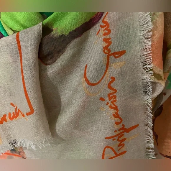 100% Wool Purificacion Garcia Mainau Wool Scarf - Picture 7 of 8